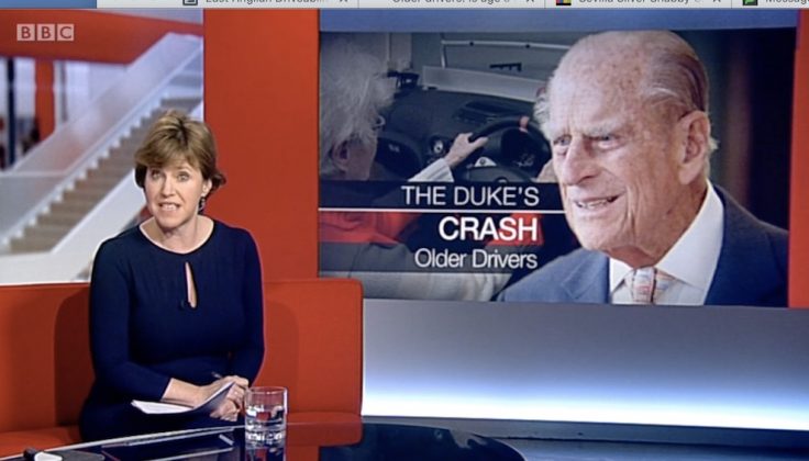Duke of Edingburgh crash - safer driving for older drivers